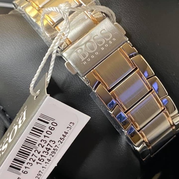 Hugo Boss Men’s Grand Prix Black Dial Chronograph Watch 
Case Size: 44mm - Picture 8 of 10